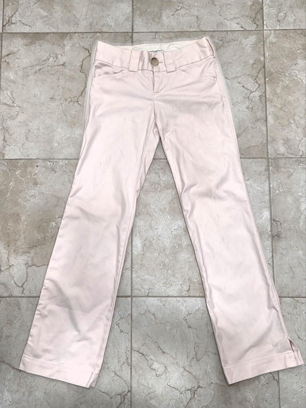 Banana Republic Light Pink Wide-Leg Pants